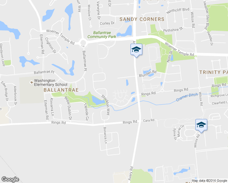map of restaurants, bars, coffee shops, grocery stores, and more near 6249 Hampton Green Place in Dublin