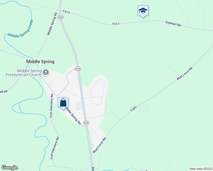 map of restaurants, bars, coffee shops, grocery stores, and more near 65 Diller Drive in Shippensburg