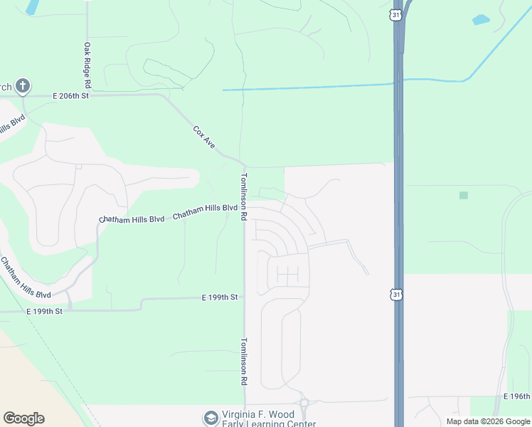map of restaurants, bars, coffee shops, grocery stores, and more near 20187 Prescott Place in Westfield