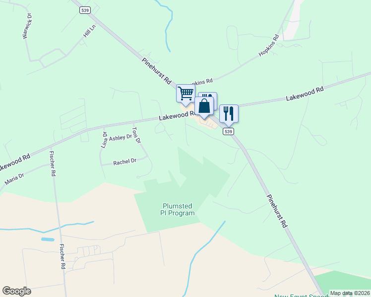 map of restaurants, bars, coffee shops, grocery stores, and more near 16 North Success Road in Plumsted