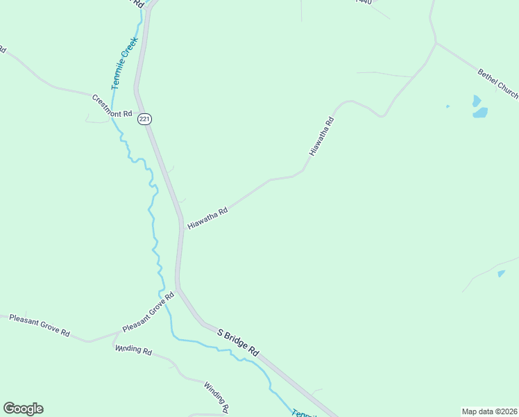 map of restaurants, bars, coffee shops, grocery stores, and more near 160 Hiawatha Road in Prosperity