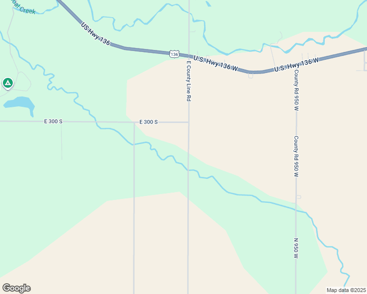 map of restaurants, bars, coffee shops, grocery stores, and more near 1242 South Mountain Road in Waynetown