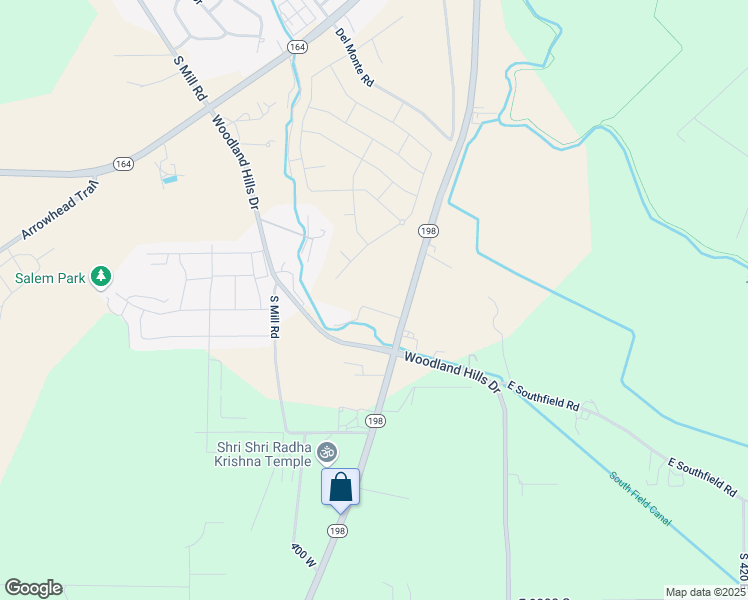 map of restaurants, bars, coffee shops, grocery stores, and more near 2228 South 310 West in Spanish Fork
