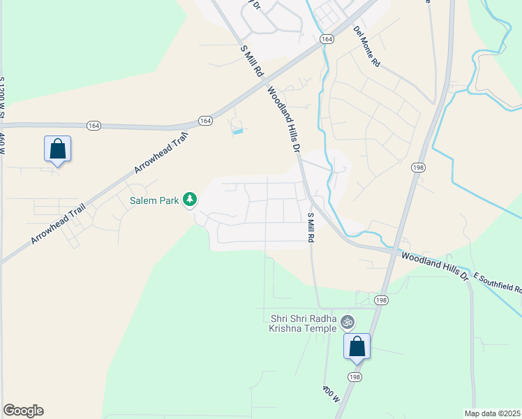 map of restaurants, bars, coffee shops, grocery stores, and more near 1743 North 290 East in Salem