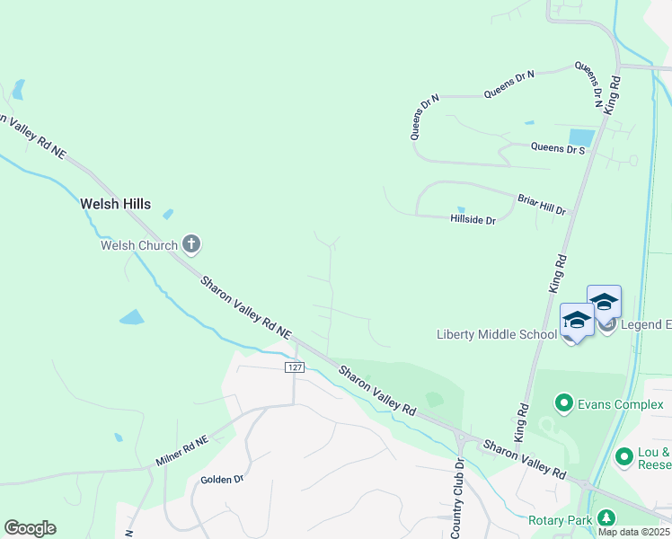 map of restaurants, bars, coffee shops, grocery stores, and more near 1352 Country Side Drive in Newark