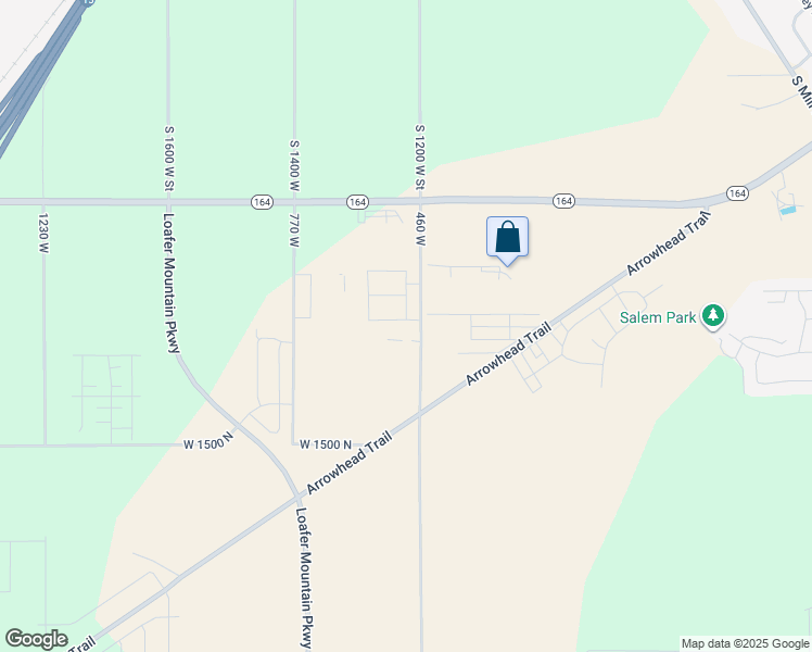 map of restaurants, bars, coffee shops, grocery stores, and more near 8036-8238 South 1200 West Street in Spanish Fork