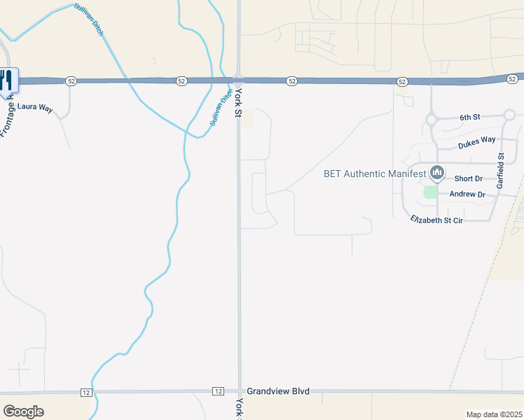 map of restaurants, bars, coffee shops, grocery stores, and more near 5555 Westview Circle in Dacono