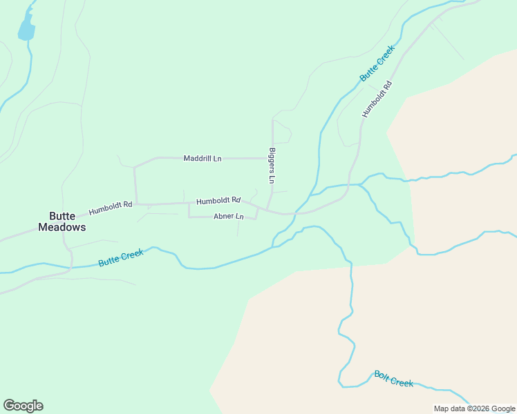 map of restaurants, bars, coffee shops, grocery stores, and more near 7554 Humboldt Road in Forest Ranch