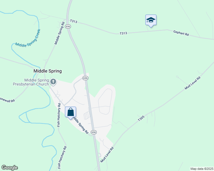 map of restaurants, bars, coffee shops, grocery stores, and more near 75 Diller Drive in Shippensburg