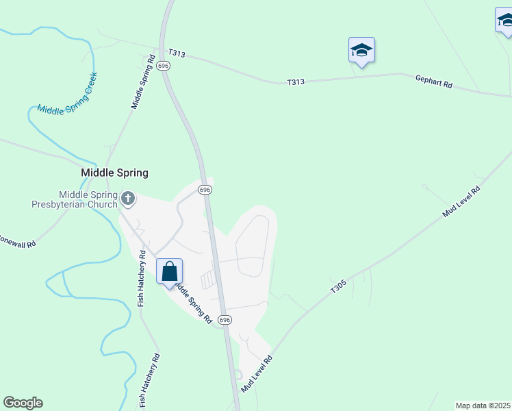 map of restaurants, bars, coffee shops, grocery stores, and more near 75 Diller Drive in Shippensburg