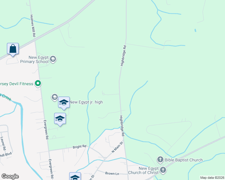 map of restaurants, bars, coffee shops, grocery stores, and more near 37 Highbridge Road in Plumsted