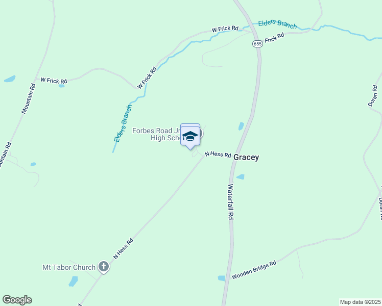 map of restaurants, bars, coffee shops, grocery stores, and more near 143 Red Bird Drive in Waterfall