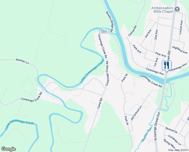 map of restaurants, bars, coffee shops, grocery stores, and more near 155 North Griffiths Lane in Manchester