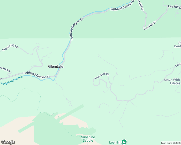 map of restaurants, bars, coffee shops, grocery stores, and more near 333 Deer Trail Circle in Boulder