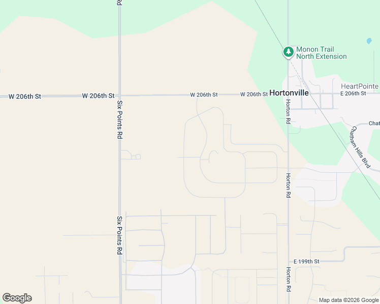 map of restaurants, bars, coffee shops, grocery stores, and more near 206TH West Road in Sheridan