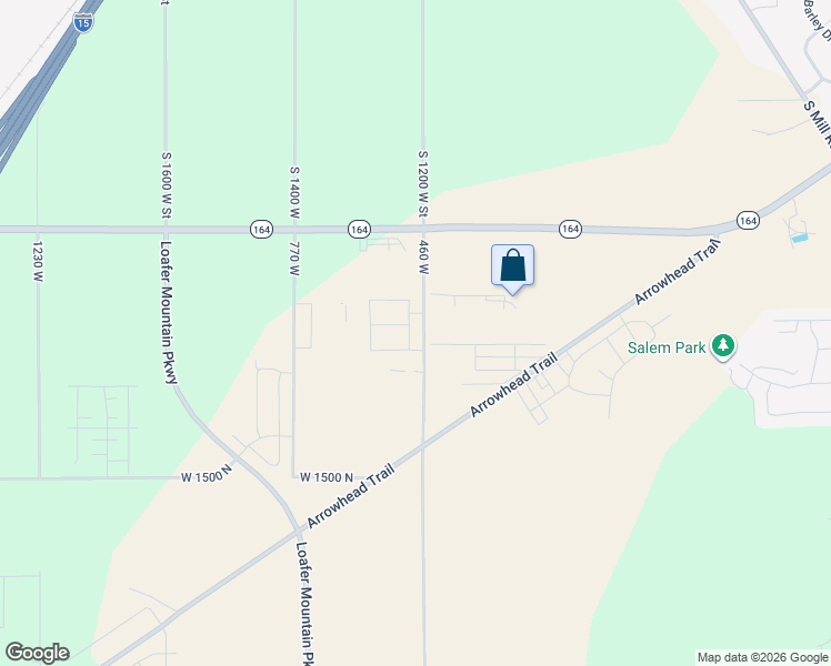 map of restaurants, bars, coffee shops, grocery stores, and more near 8066 South 1200 West Street in Spanish Fork