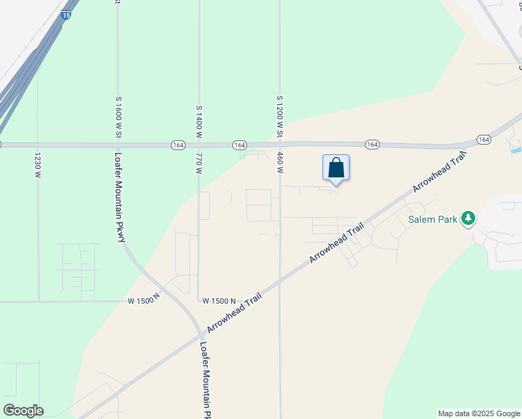 map of restaurants, bars, coffee shops, grocery stores, and more near 8066 South 1200 West Street in Spanish Fork