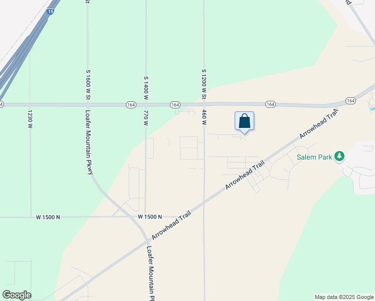 map of restaurants, bars, coffee shops, grocery stores, and more near 575 West 1810 North in Salem