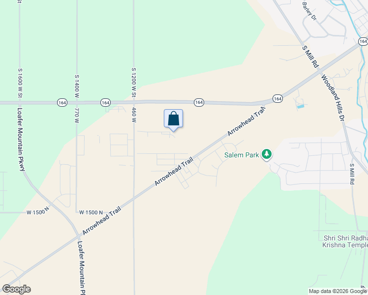 map of restaurants, bars, coffee shops, grocery stores, and more near 720 Arrowhead Trail in Spanish Fork