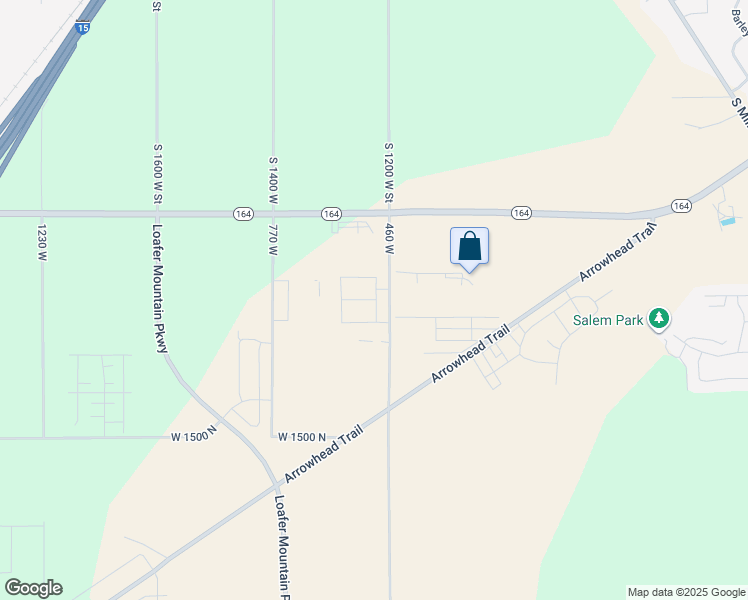 map of restaurants, bars, coffee shops, grocery stores, and more near 8066 South 1200 West Street in Spanish Fork