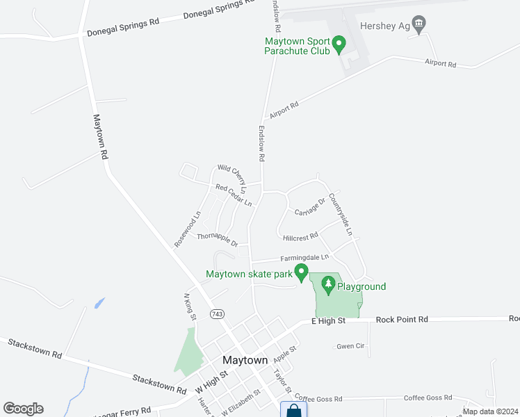 map of restaurants, bars, coffee shops, grocery stores, and more near 158 Endslow Road in Marietta