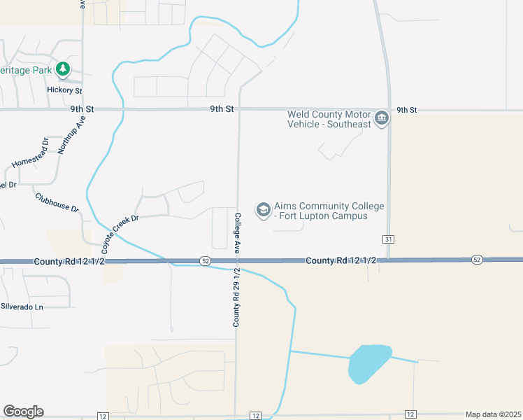 map of restaurants, bars, coffee shops, grocery stores, and more near 260 College Avenue in Fort Lupton