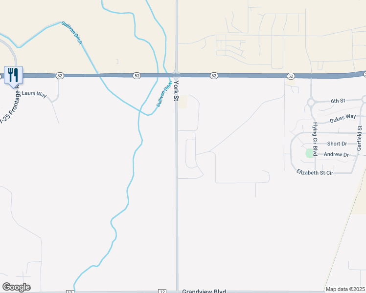 map of restaurants, bars, coffee shops, grocery stores, and more near 5671 Westview Circle in Dacono