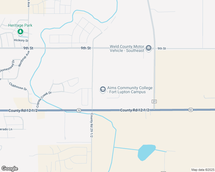 map of restaurants, bars, coffee shops, grocery stores, and more near 260 College Avenue in Fort Lupton