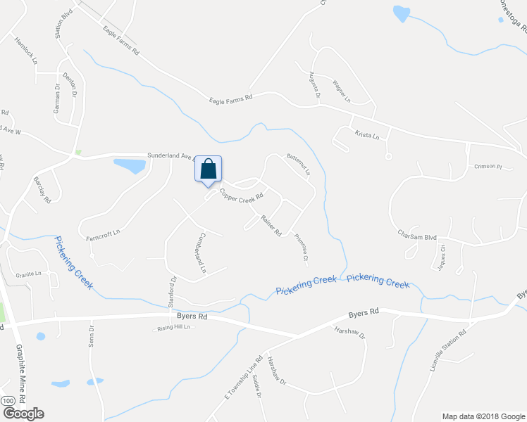 map of restaurants, bars, coffee shops, grocery stores, and more near 2509 Rainer Road in Chester Springs