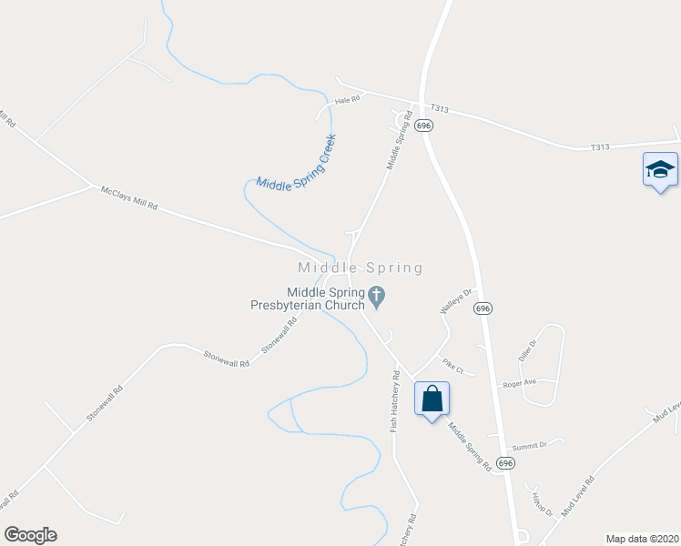 map of restaurants, bars, coffee shops, grocery stores, and more near Maclays Mill Road in Cumberland County
