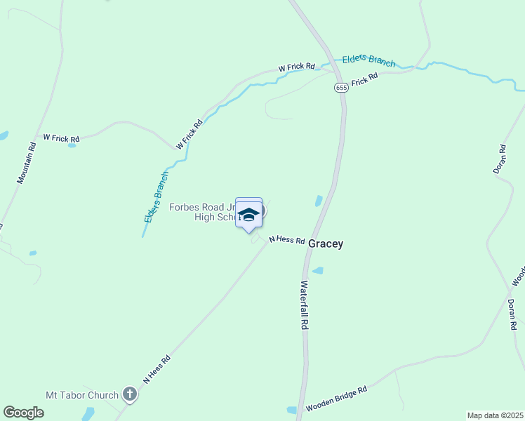 map of restaurants, bars, coffee shops, grocery stores, and more near 143 Red Bird Drive in Waterfall