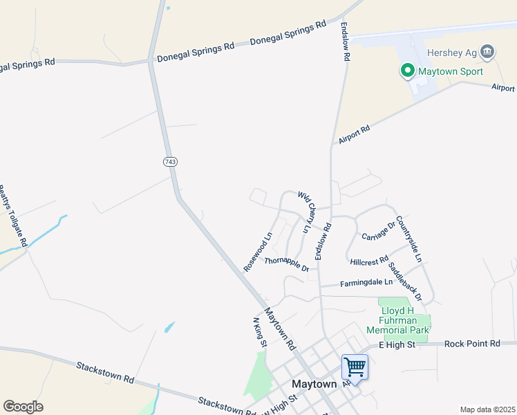 map of restaurants, bars, coffee shops, grocery stores, and more near 282 Red Cedar Lane in Marietta