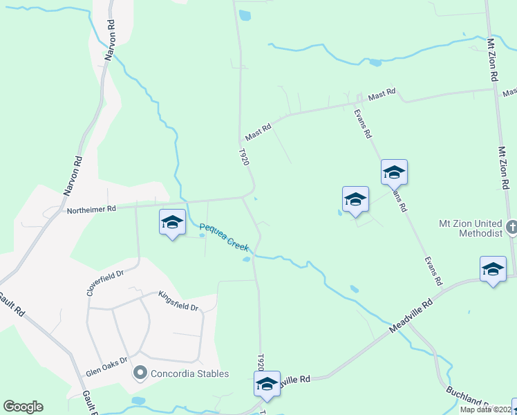 map of restaurants, bars, coffee shops, grocery stores, and more near 773 Red Hill Road in Narvon