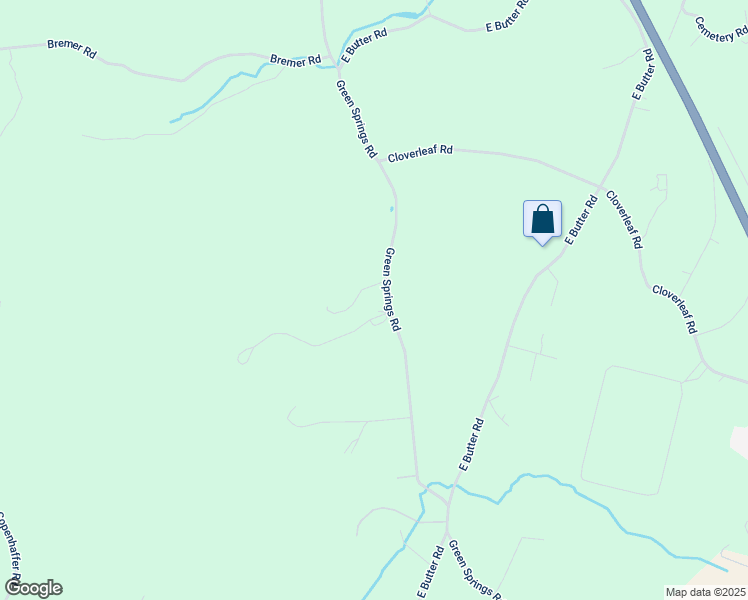 map of restaurants, bars, coffee shops, grocery stores, and more near 980 Green Springs Road in York
