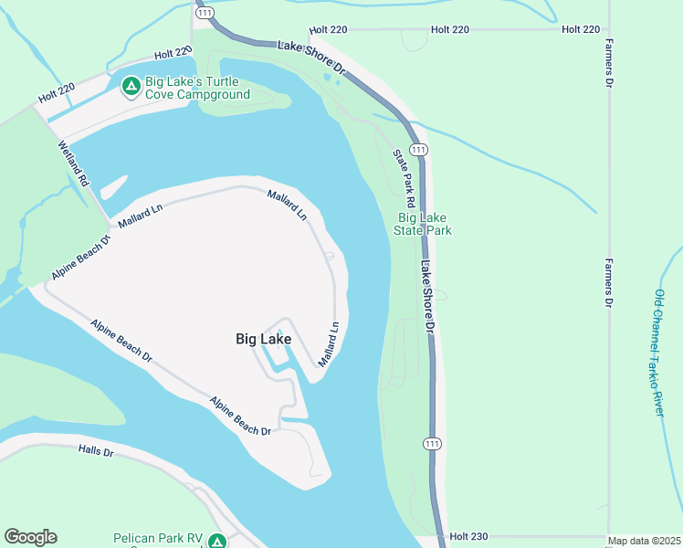 map of restaurants, bars, coffee shops, grocery stores, and more near 355 Mallard Lane in Craig