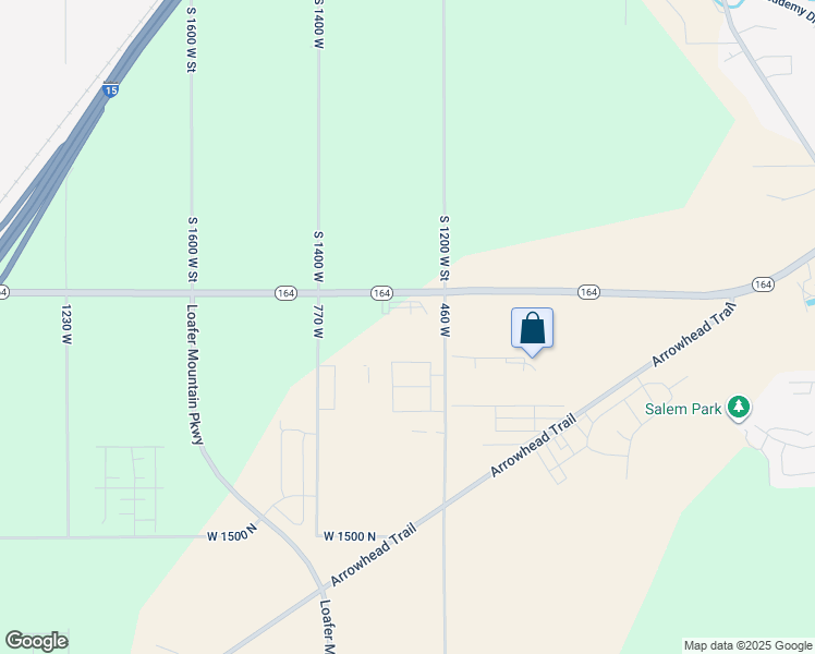 map of restaurants, bars, coffee shops, grocery stores, and more near 555 West 2000 North in Salem