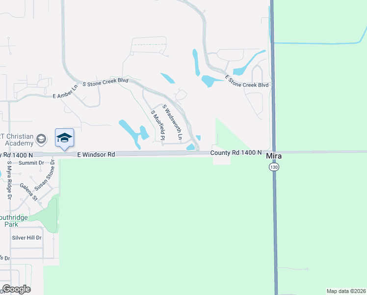 map of restaurants, bars, coffee shops, grocery stores, and more near 2663 South Muirfield Place in Urbana