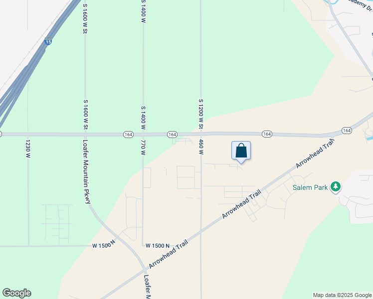 map of restaurants, bars, coffee shops, grocery stores, and more near 555 West 2000 North in Salem