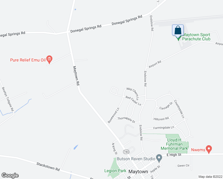 map of restaurants, bars, coffee shops, grocery stores, and more near 257 Red Cedar Lane in Marietta