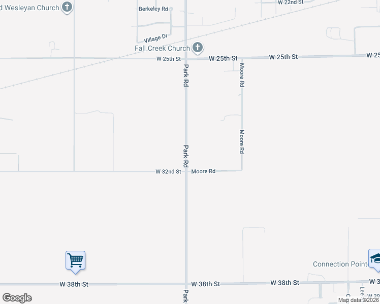 map of restaurants, bars, coffee shops, grocery stores, and more near 3104 Park Road in Anderson