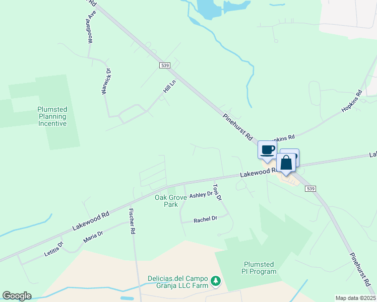 map of restaurants, bars, coffee shops, grocery stores, and more near 2 Sameera Court in Plumsted