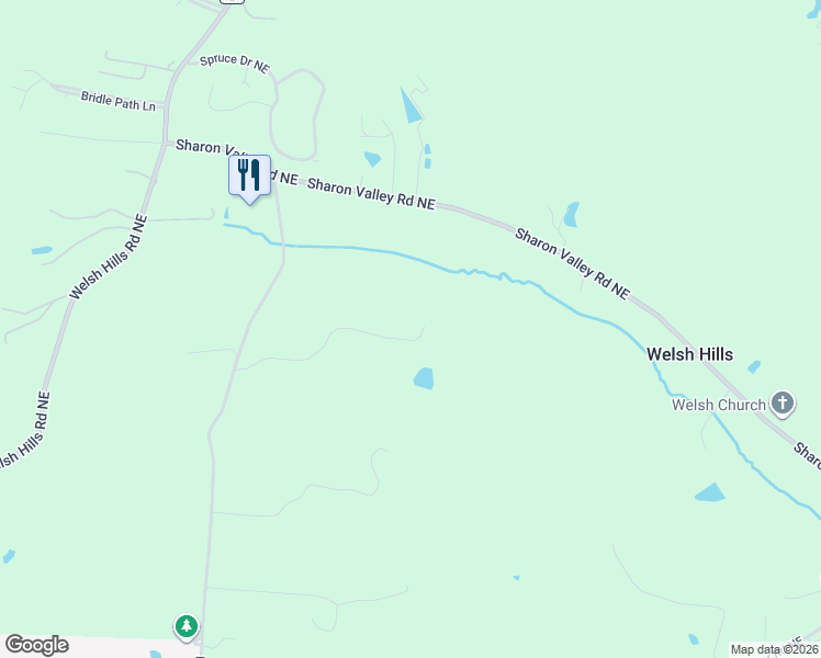 map of restaurants, bars, coffee shops, grocery stores, and more near 399 Pleasant View Drive Northeast in Granville