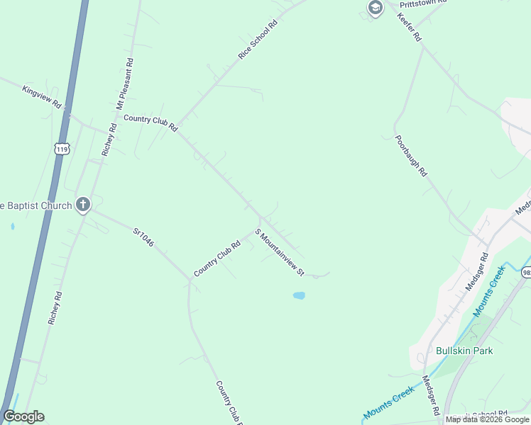 map of restaurants, bars, coffee shops, grocery stores, and more near 502 North Mountainview Street in Mount Pleasant