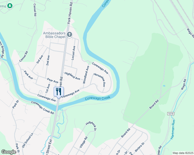 map of restaurants, bars, coffee shops, grocery stores, and more near 126 Horseshoe Avenue in Manchester
