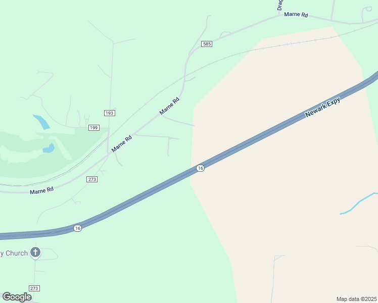map of restaurants, bars, coffee shops, grocery stores, and more near 18064 Marne Road in Nashport