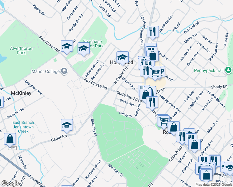map of restaurants, bars, coffee shops, grocery stores, and more near 612 Los Angeles Avenue in Hollywood