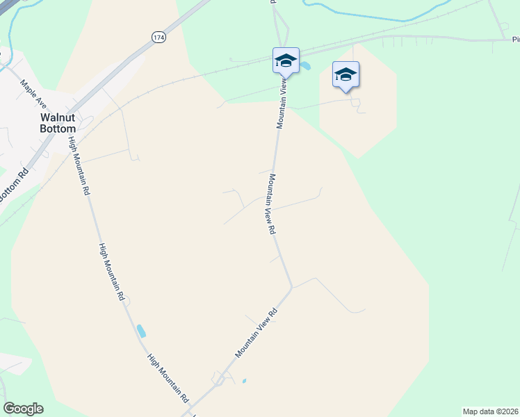 map of restaurants, bars, coffee shops, grocery stores, and more near 200 Mountain View Road in Shippensburg