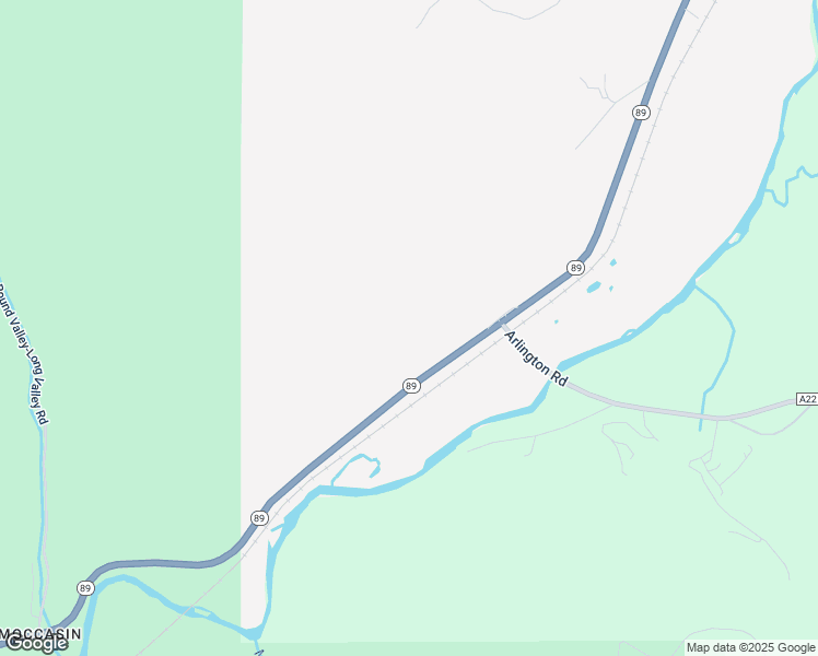 map of restaurants, bars, coffee shops, grocery stores, and more near 14835 California 89 in Crescent Mills
