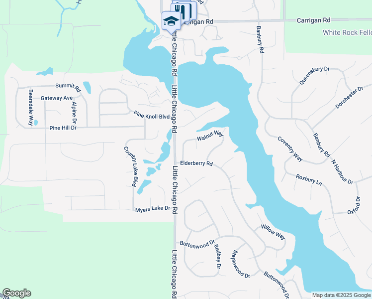map of restaurants, bars, coffee shops, grocery stores, and more near 102 Walnut Court in Noblesville