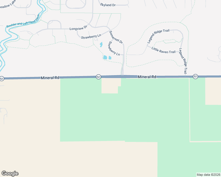 map of restaurants, bars, coffee shops, grocery stores, and more near 8150-8502 Mineral Road in Longmont
